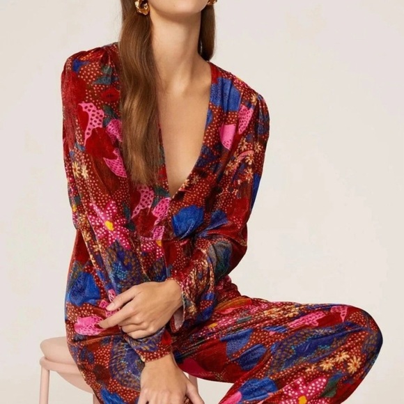 FARM Rio Colorful Floral Jumpsuit - Picture 2 of 5